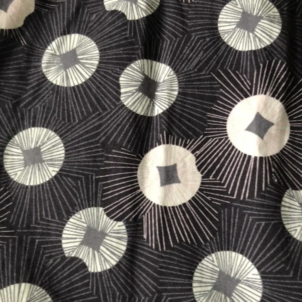 NWT Okaidi Charcoal Graphic Burst Sleeveless Dress Size 6